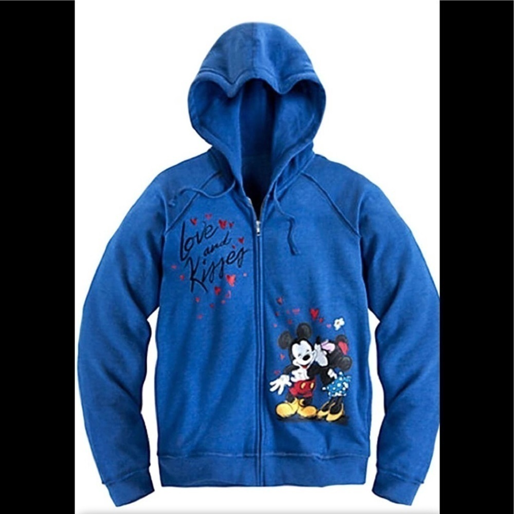 NWOT Disney Mickey & Minnie Zip Front Hoodie